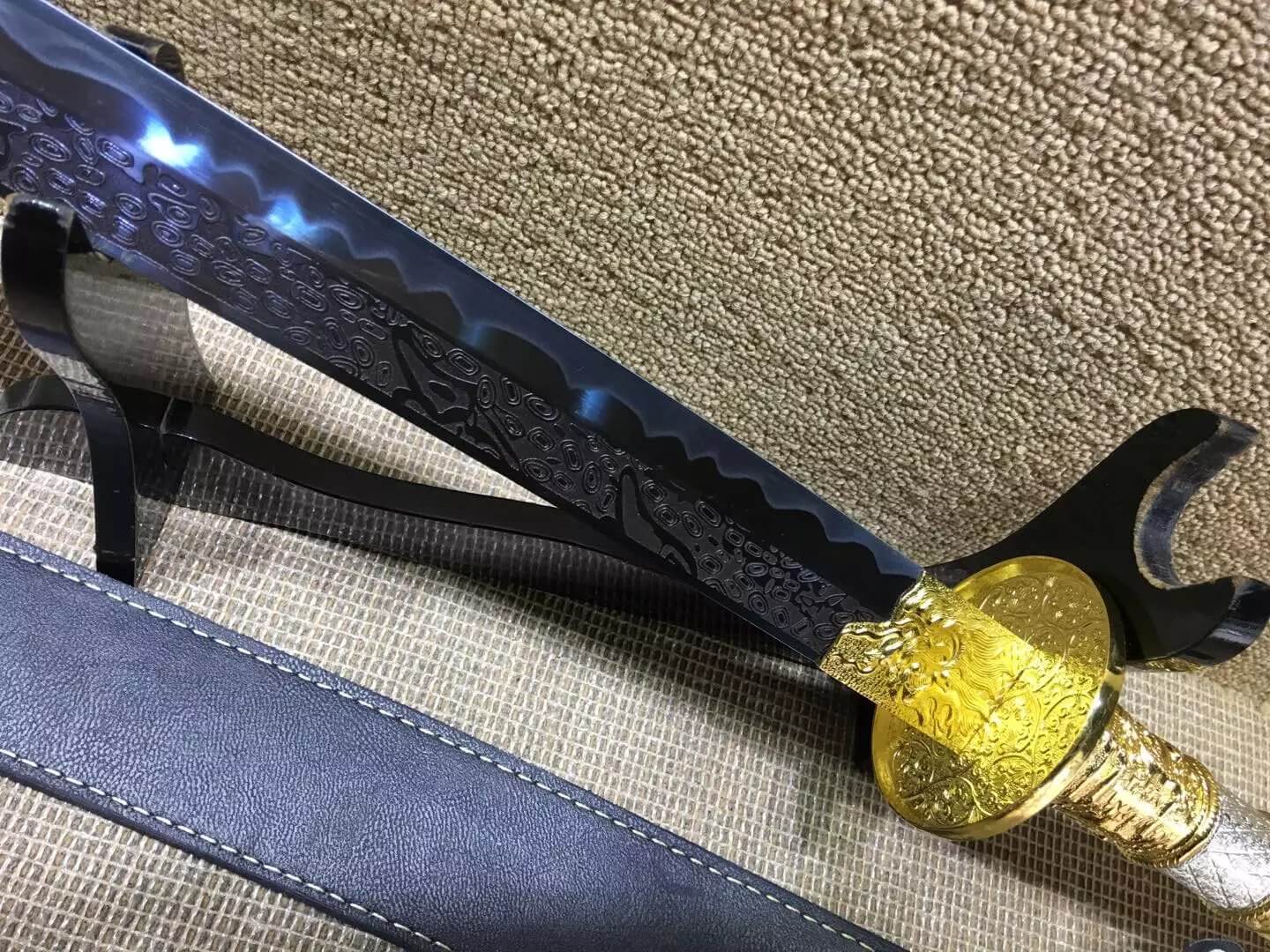 Kangxi baodao,High carbon steel blue blade,Alloy fitting — alternate angle view 5
