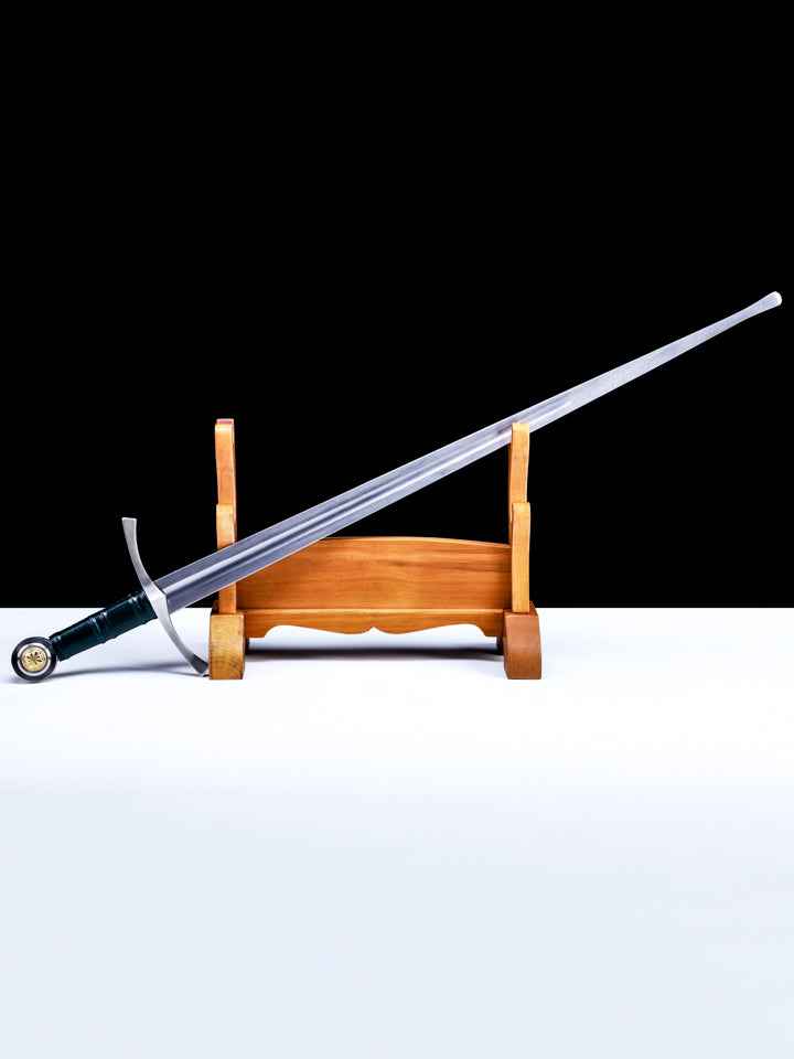 Knight Training Sword (65 Manganese Steel) (Dull) — blade and hamon detail