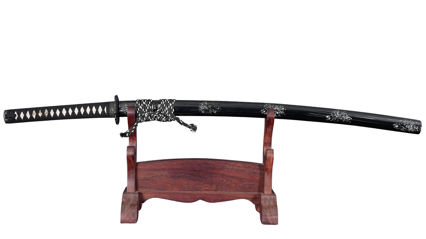 Katana - Black Dragon 1095 — close-up detail view