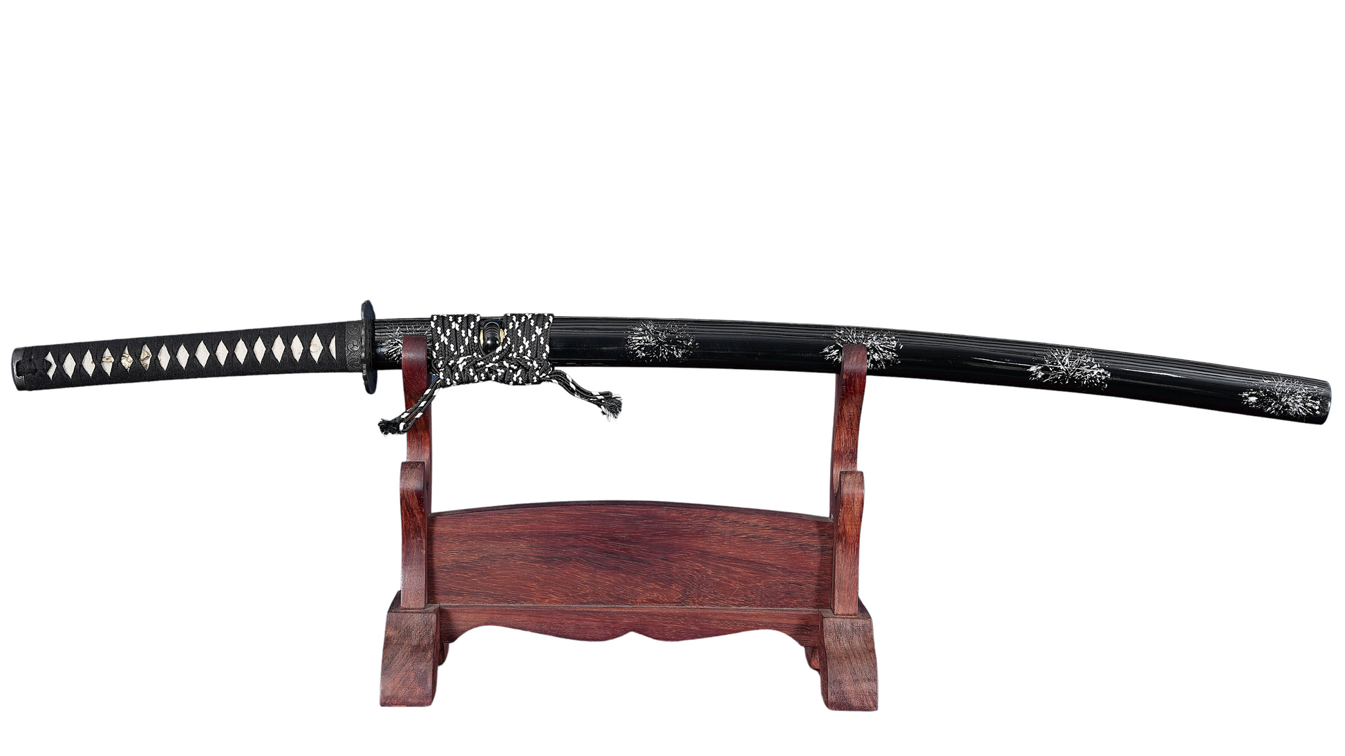 Katana - Black Dragon 1095 — close-up detail view
