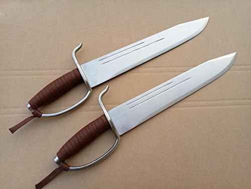 Wing Chun Eight-Cut Knives | Handmade Stainless Steel Baat Jaam Do with Copper Handle for Training & Display — Premium Steel Dagger by DRACBLADE