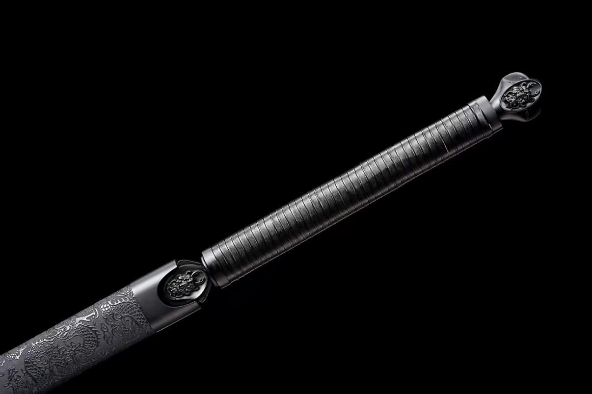 Tang dao,Machetes,High Carbon Steel Blade,Extra Large Handle — close-up detail view