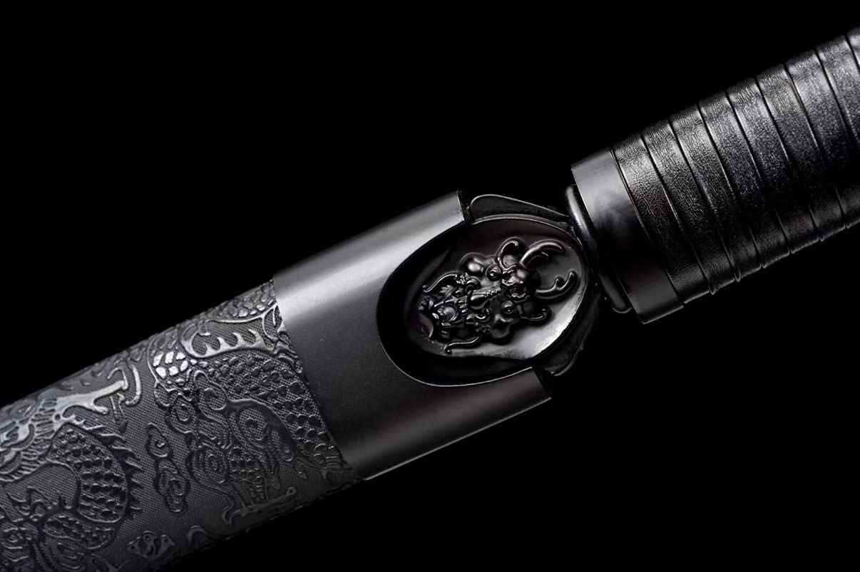 Tang dao,Machetes,High Carbon Steel Blade,Extra Large Handle — handle and fittings close-up