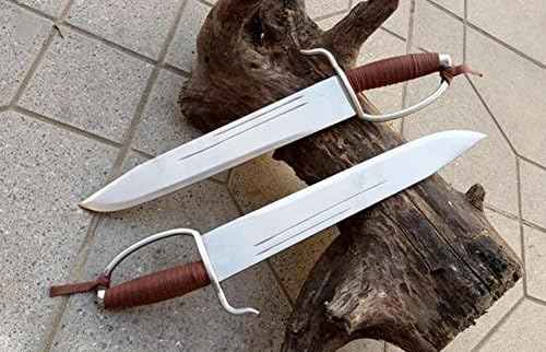 Wing Chun Eight-Cut Knives | Handmade Stainless Steel Baat Jaam Do with Copper Handle for Training & Display — scabbard / saya detail