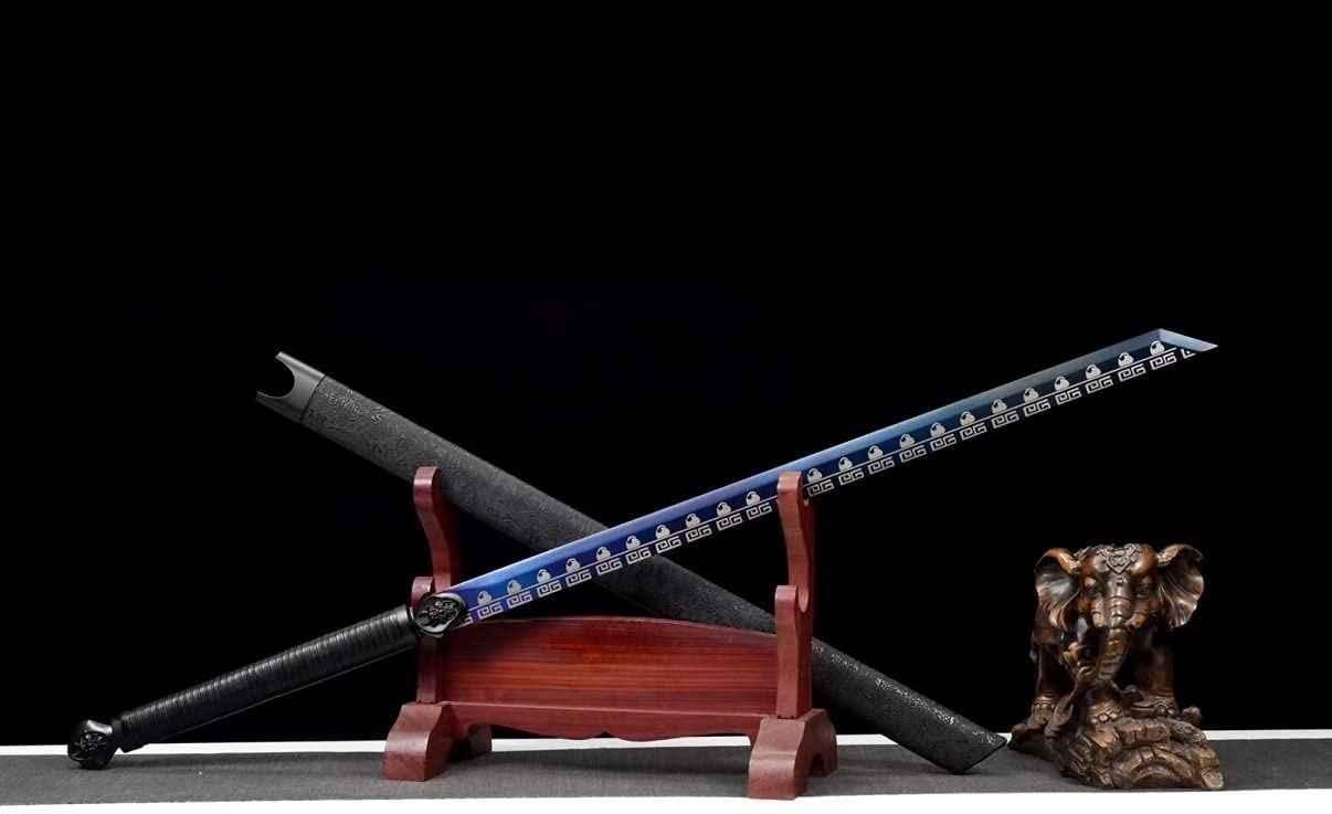 Tang dao,Machetes,High Carbon Steel Blade,Extra Large Handle — High Carbon Steel Chinese Sword by DRACBLADE