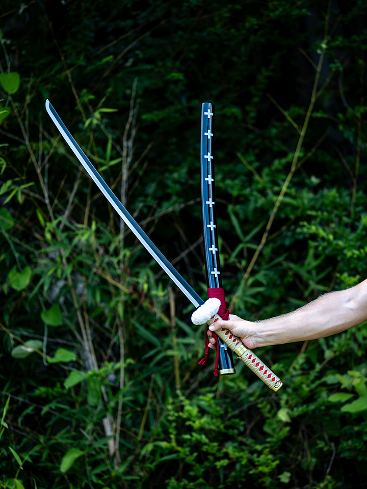 Law's Kikoku Katana (METAL) — scabbard / saya detail