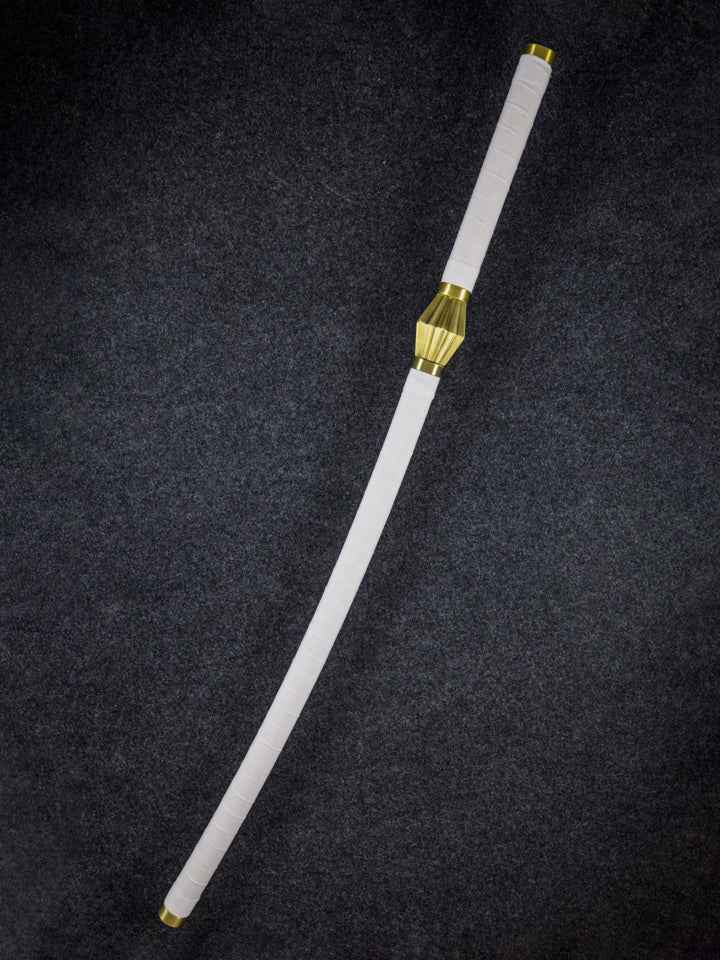 Kenpachi’s Zanpakuto Katana (DULL) — blade and hamon detail