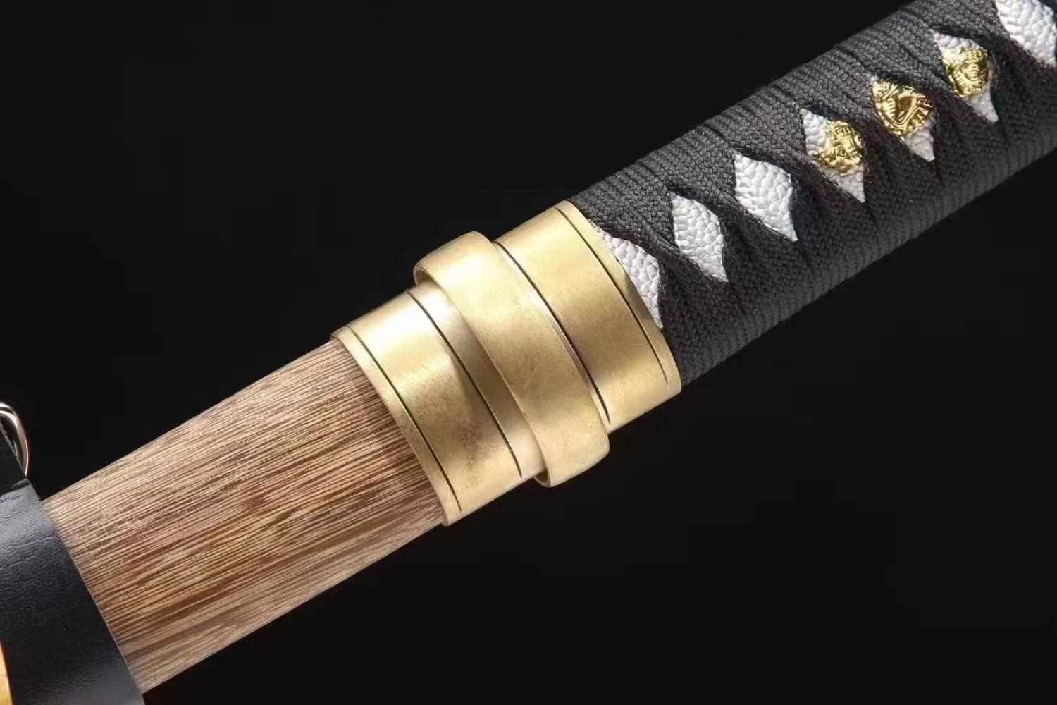 Samurai Sword Tachi Fully Handmade High Carbon Steel Blade — scabbard / saya detail