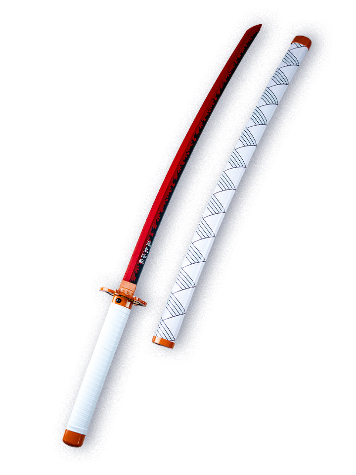 Rengoku LED Sword — handle and fittings close-up