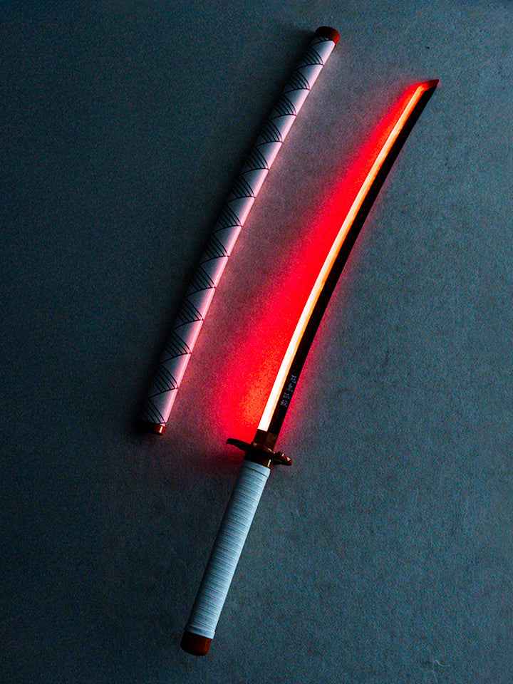 Rengoku LED Sword — close-up detail view