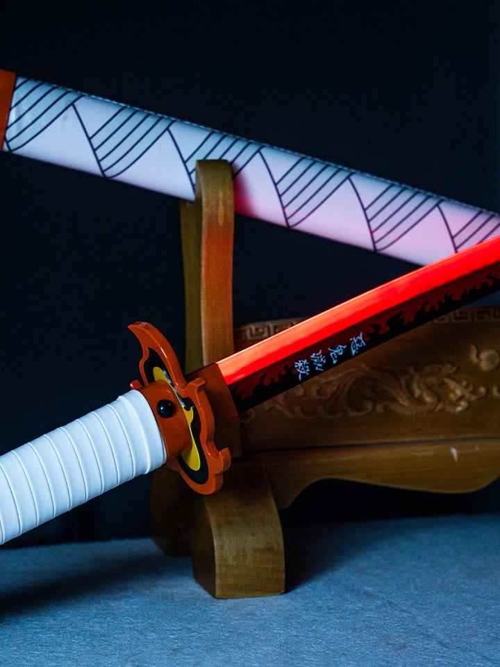 Rengoku LED Sword — Premium Steel Samurai Sword by DRACBLADE