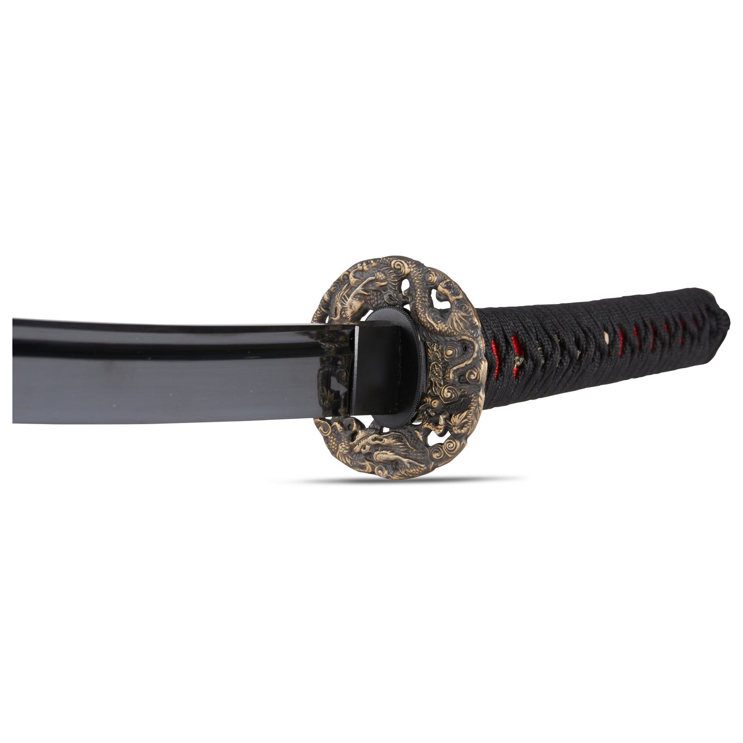 Katana - Gamō Ujisato 1060 — handle and fittings close-up