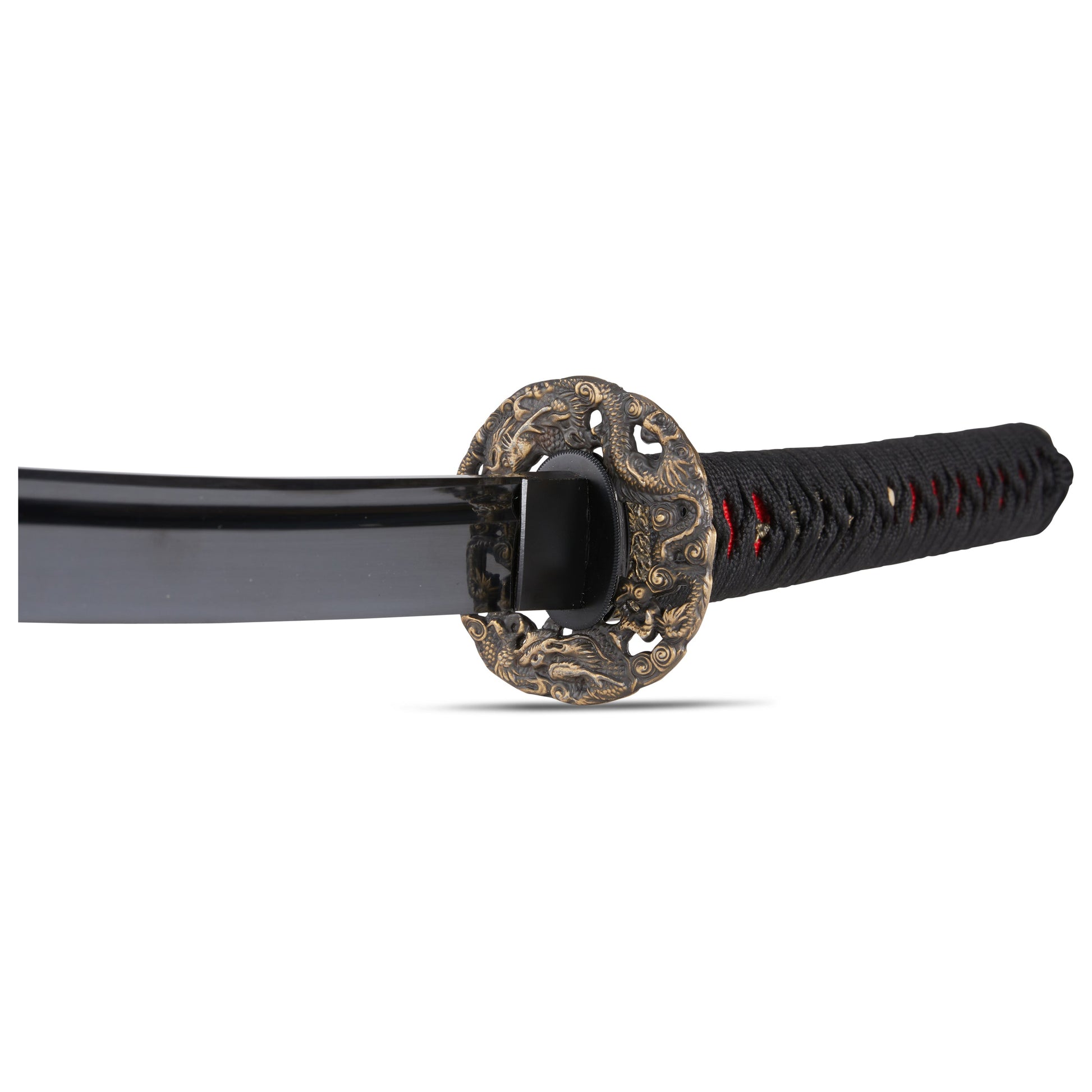 Katana - Gamō Ujisato 1060 — handle and fittings close-up