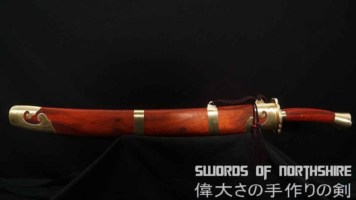 Avatar the Last Airbender Dual Broadswords Replica - Zuko — close-up detail view