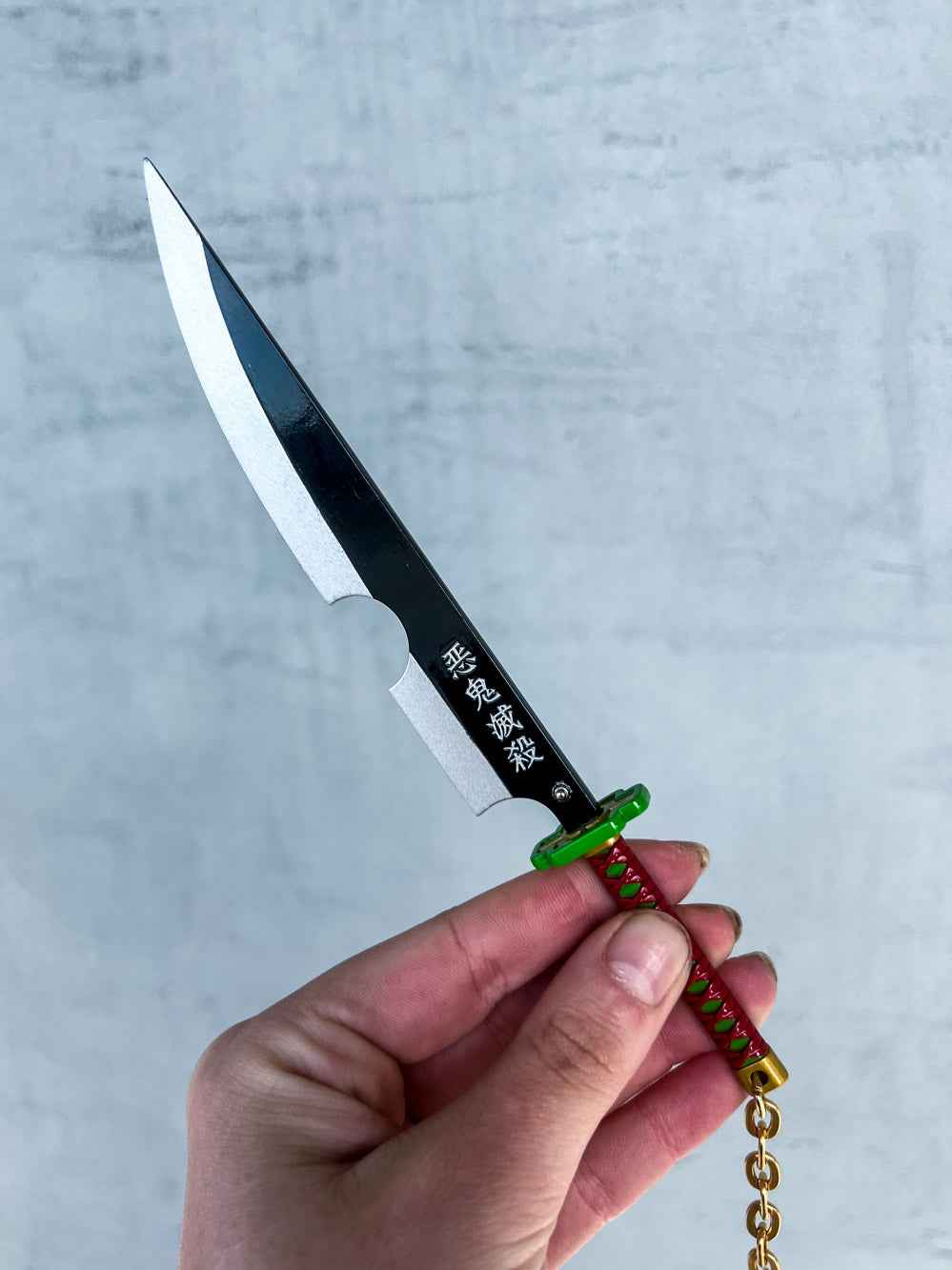 Tengen Cleaver Keychain + Stand — Premium Steel Mini Katana by DRACBLADE