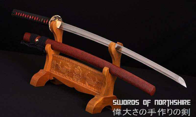 Katana - Ibuka Kajinosuke 1060 — blade and hamon detail
