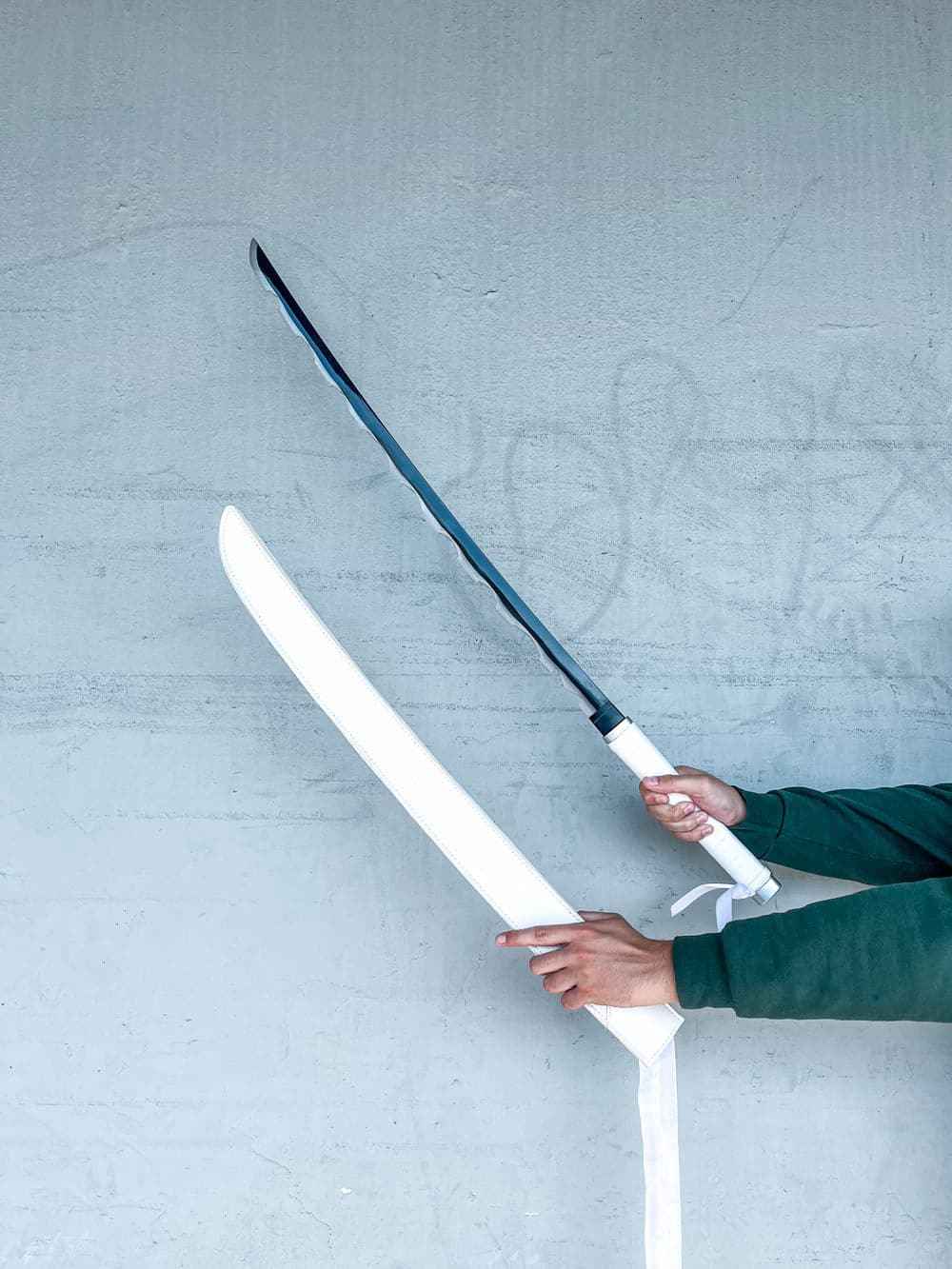 Battle-Ready Inosuke Katana (SHARP) — blade and hamon detail