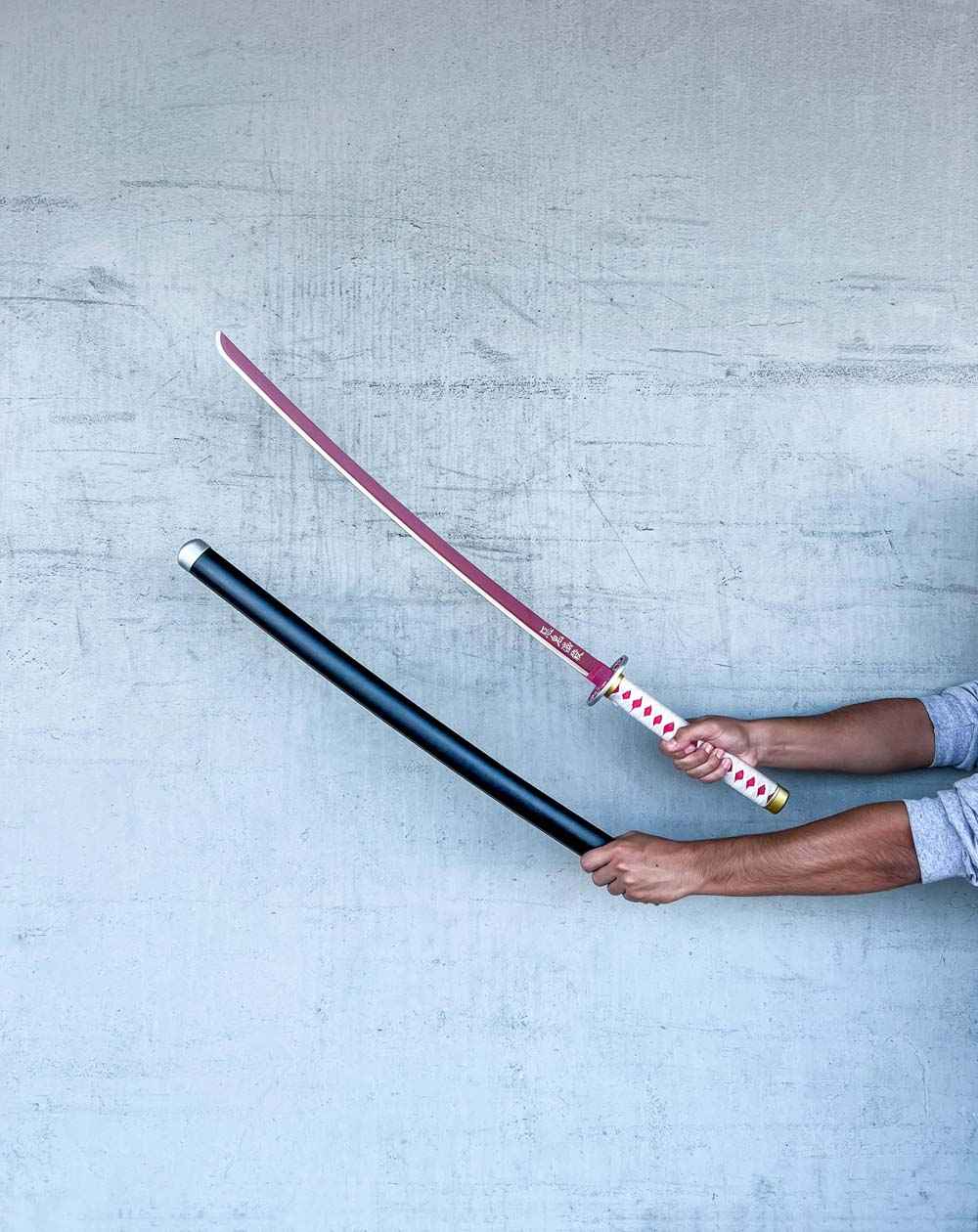 Kanao's Katana (METAL) — handle and fittings close-up
