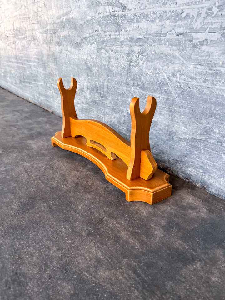 Platform Single Sword Stand — close-up detail view