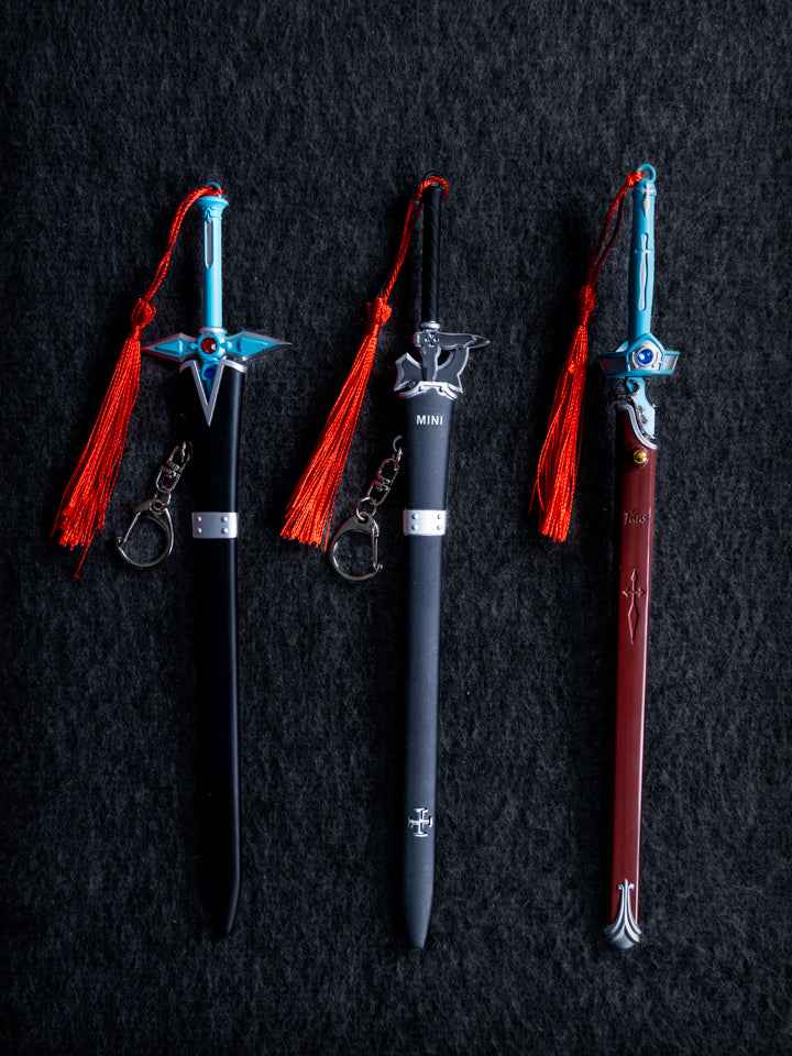 SAO Keychains (Set of 3) — scabbard / saya detail