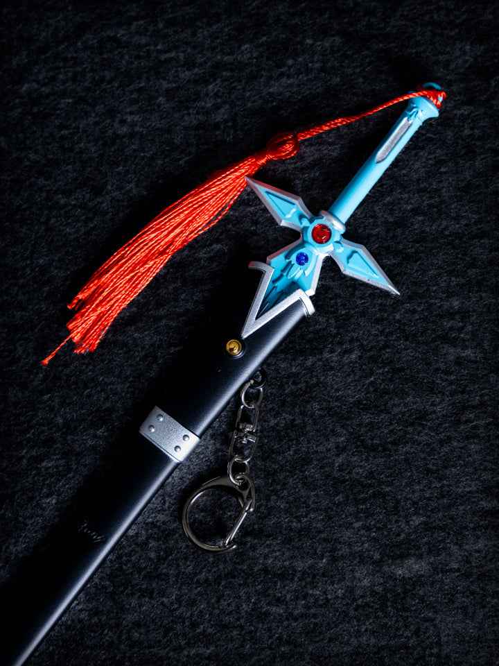 SAO Keychains (Set of 3) — blade and hamon detail