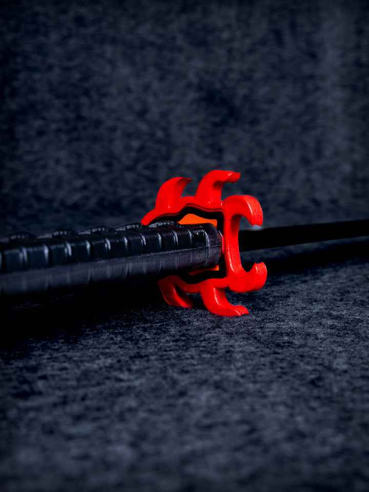 Tanjiro's New Nichirin (Foam) — handle and fittings close-up
