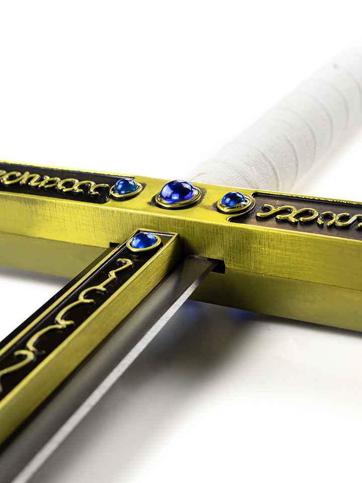Mihawk's Yoru Sword (METAL) — handle and fittings close-up
