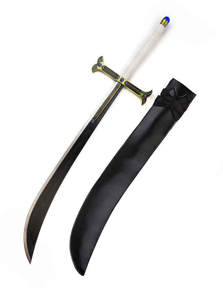 Mihawk's Yoru Sword (METAL) — blade and hamon detail