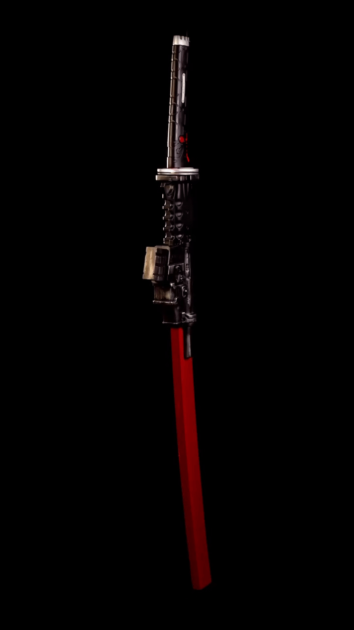 HF Murasama (Red) - Sharp — close-up detail view