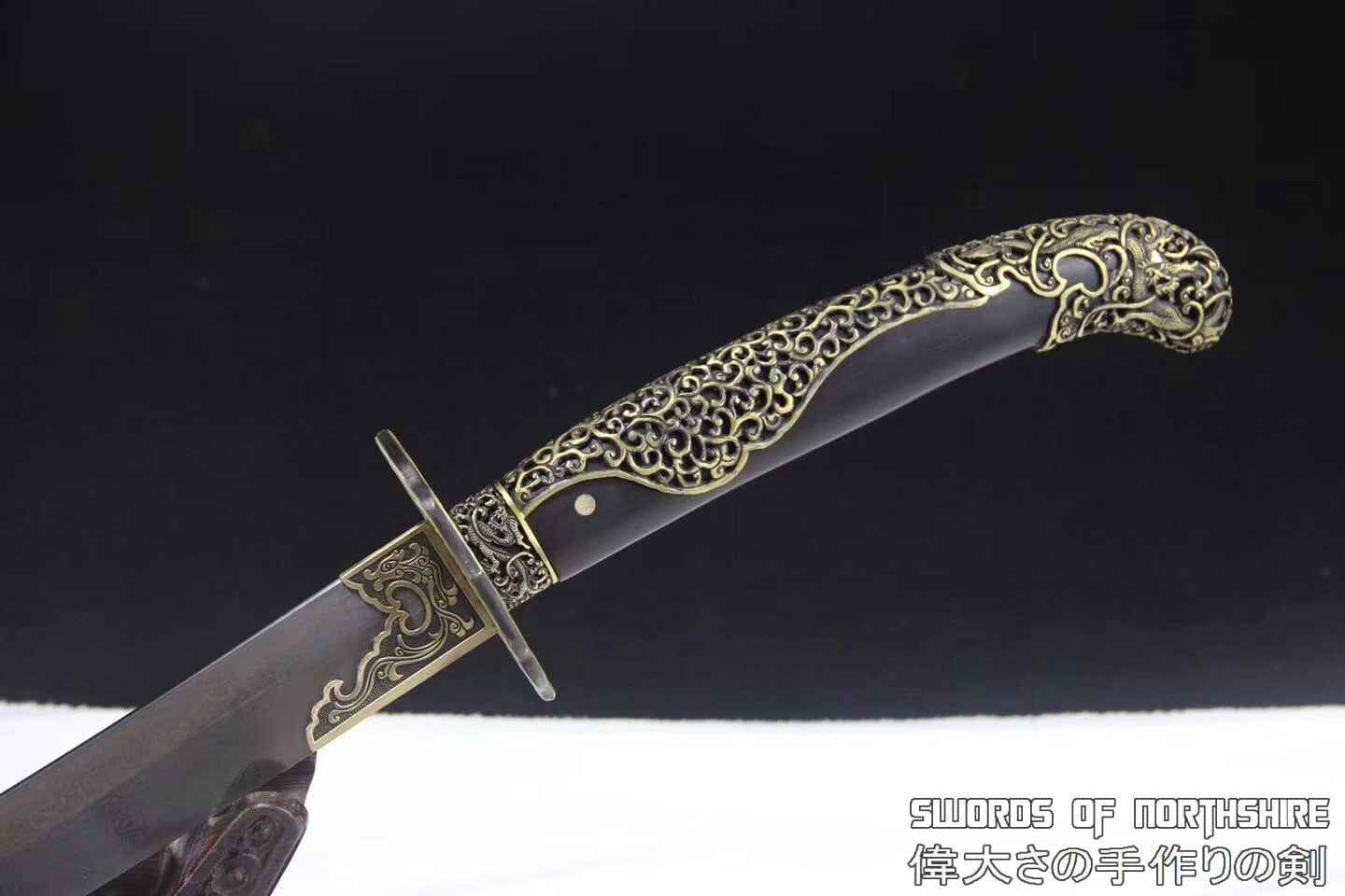 Baodao - Shengzu 1060 — blade and hamon detail