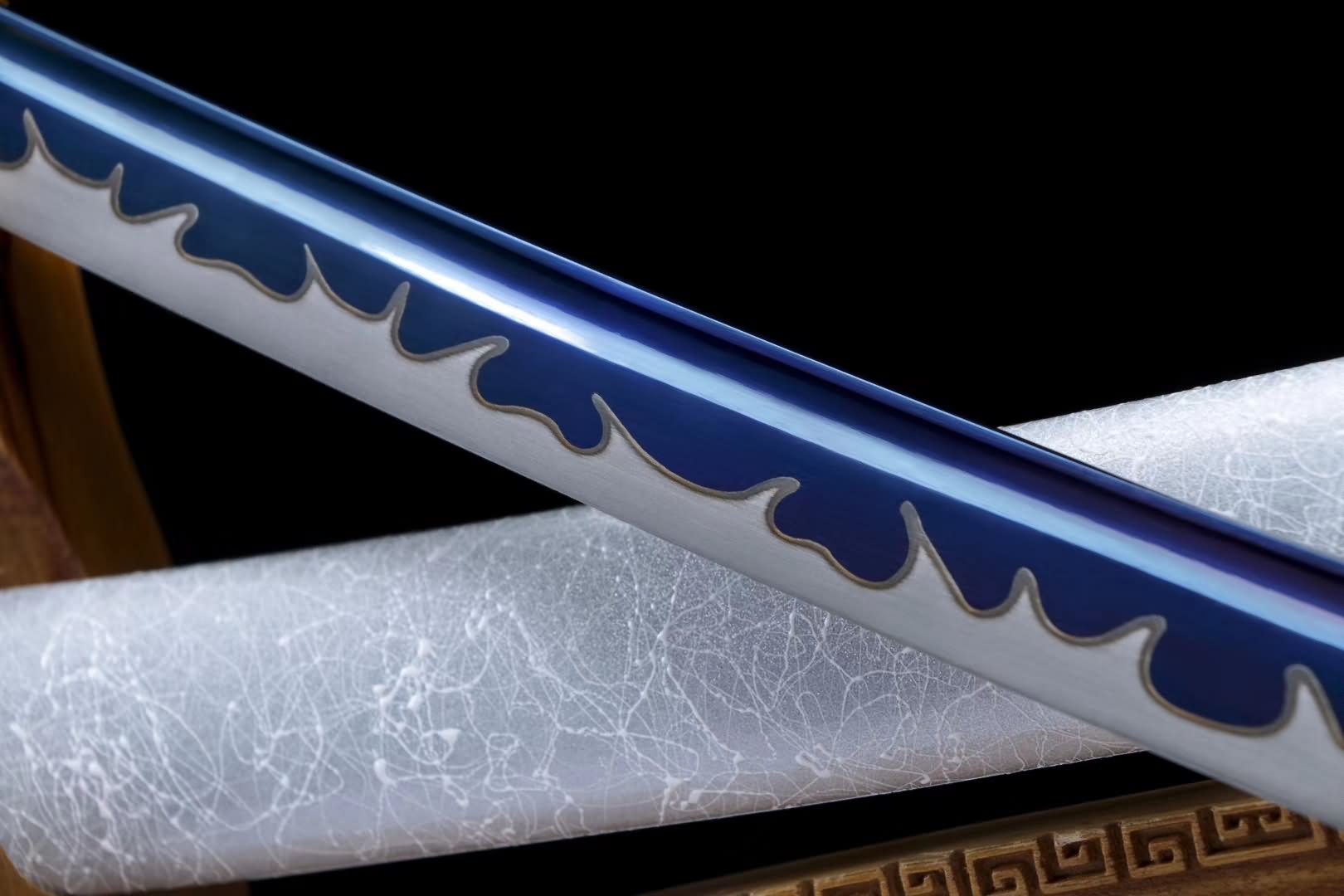 Samurai sword,High carbon steel blade,Length 20" — scabbard / saya detail