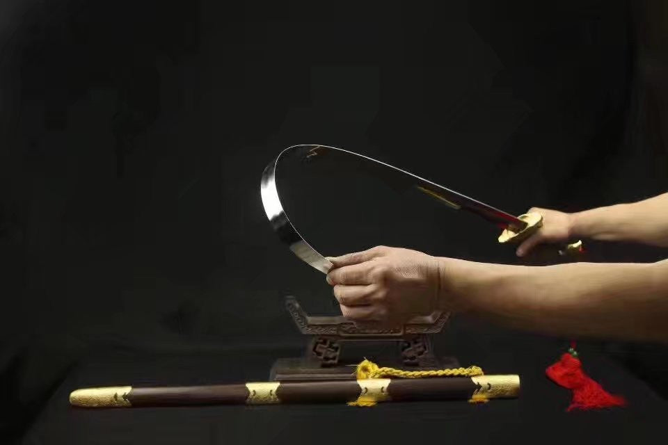 Training sword,Tai chi swords,Stainless steel,Rosewood scabbard,Brass parts — alternate angle view 5