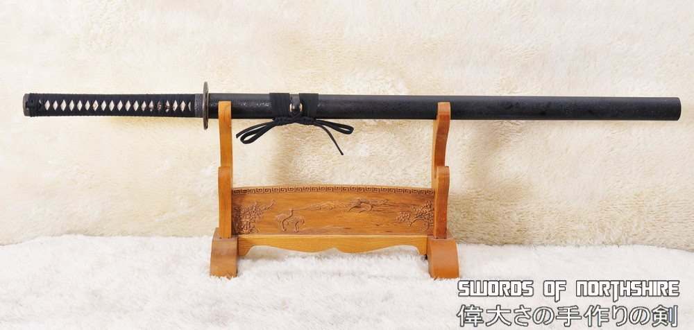 Tang Dao - Qutu Tong 1060 — blade and hamon detail