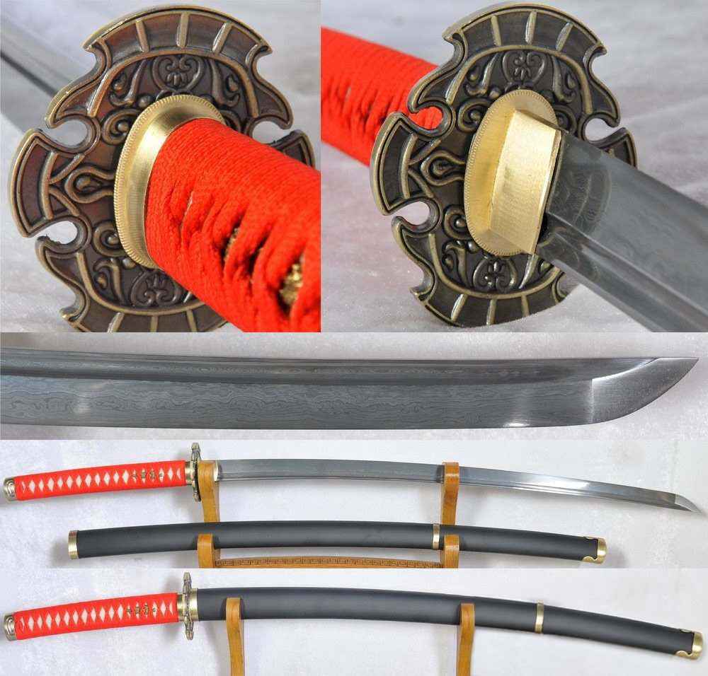 The Dragon Sword of Ryu Hayabusa - from Ninja Gaiden — Folded Damascus Steel Damascus Sword by DRACBLADE
