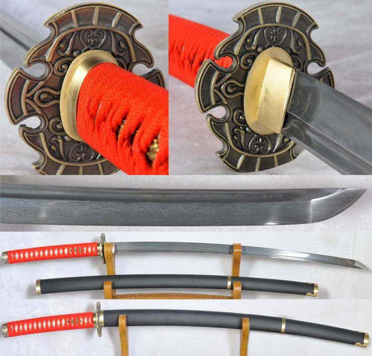 The Dragon Sword of Ryu Hayabusa - from Ninja Gaiden — Folded Damascus Steel Damascus Sword by DRACBLADE
