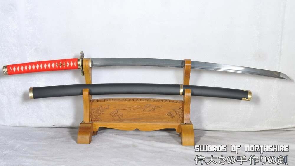 The Dragon Sword of Ryu Hayabusa - from Ninja Gaiden — blade and hamon detail