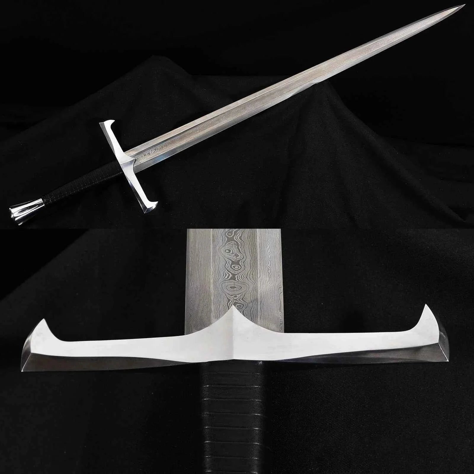 Broadsword - Edward 1095 — 1095 High Carbon Steel Medieval Sword by DRACBLADE