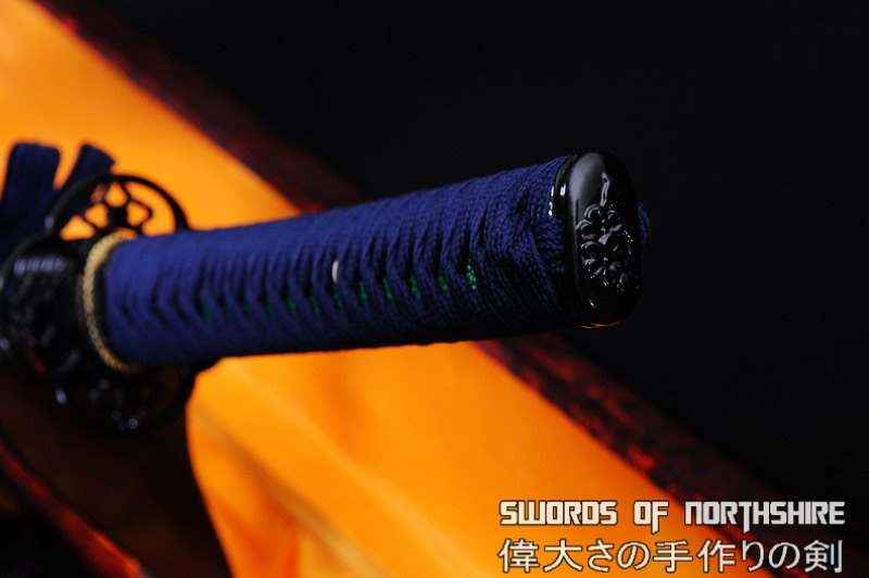 Katana - Nagakura Shinpachi 1060 — scabbard / saya detail