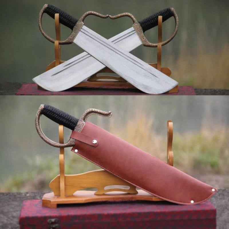 Butterfly Swords - Wang Zhanyuan 1060 — 1060 Carbon Steel Dagger by DRACBLADE
