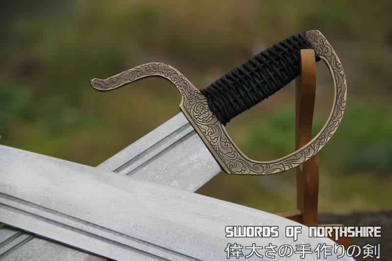 Butterfly Swords - Wang Zhanyuan 1060 — scabbard / saya detail