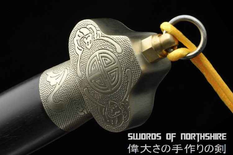 Jian - Wei Wen 1060 — scabbard / saya detail