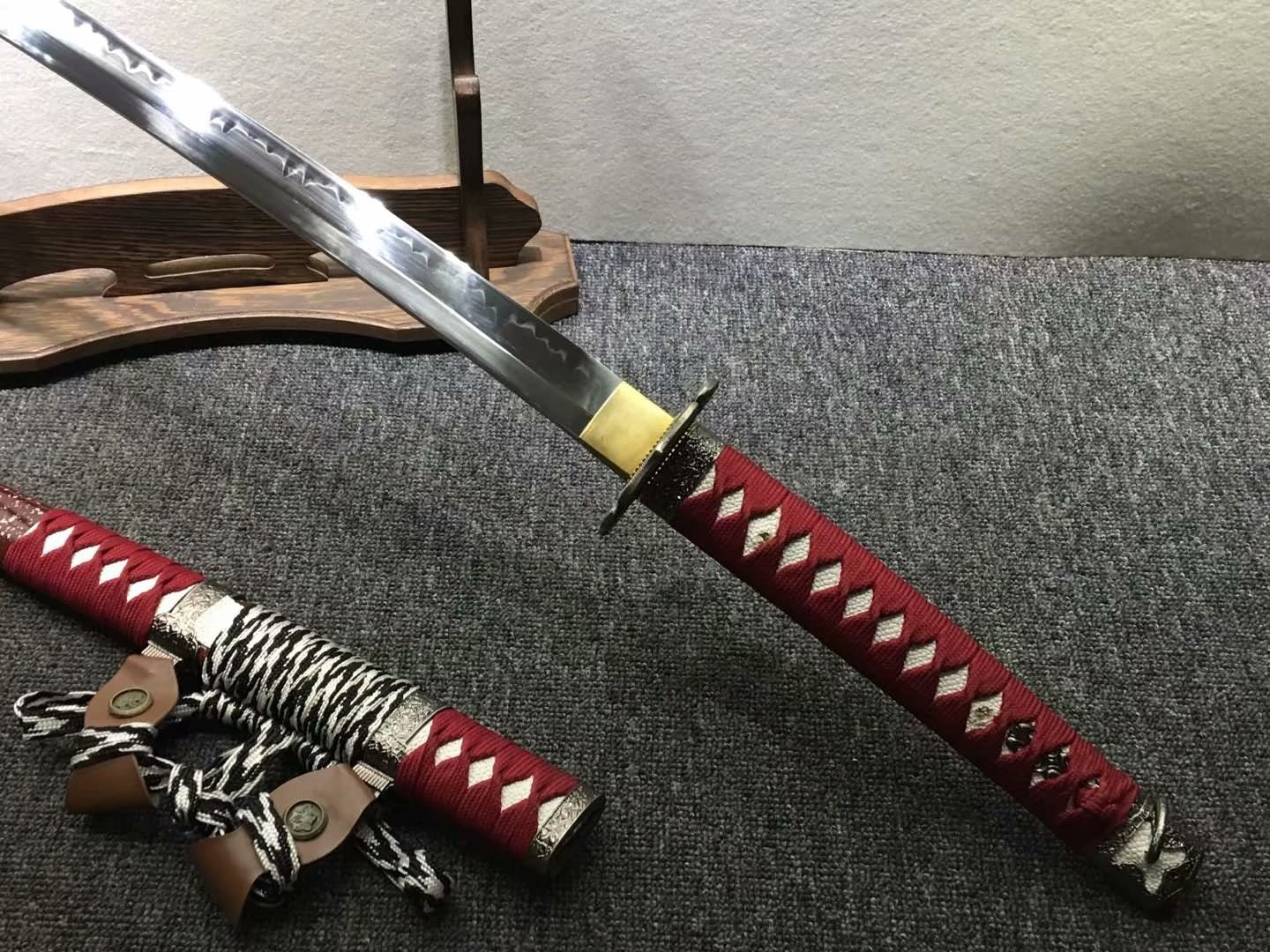 Nihontou Tachi,Nodachi,High carbon steel burn blade,Alloy tosogu — scabbard / saya detail