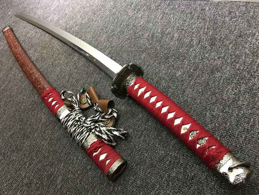 Nihontou Tachi,Nodachi,High carbon steel burn blade,Alloy tosogu — High Carbon Steel Japanese Tachi by DRACBLADE