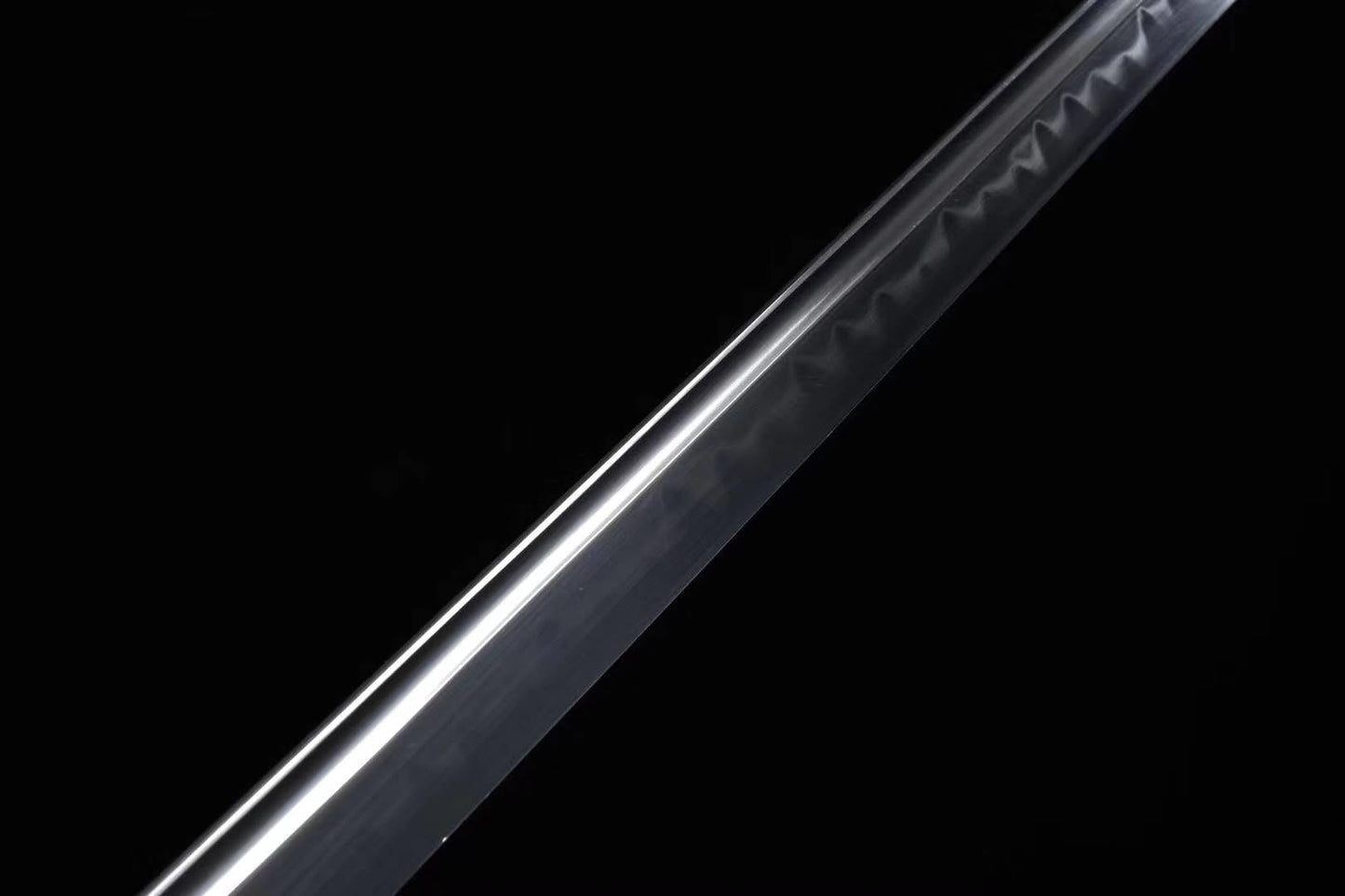 Tang dao,T10 steel burn blade,Black wood,Full tang,Chinese sword — alternate angle view 5